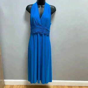 Evan Picone Aquamarine Flow Dress- 8